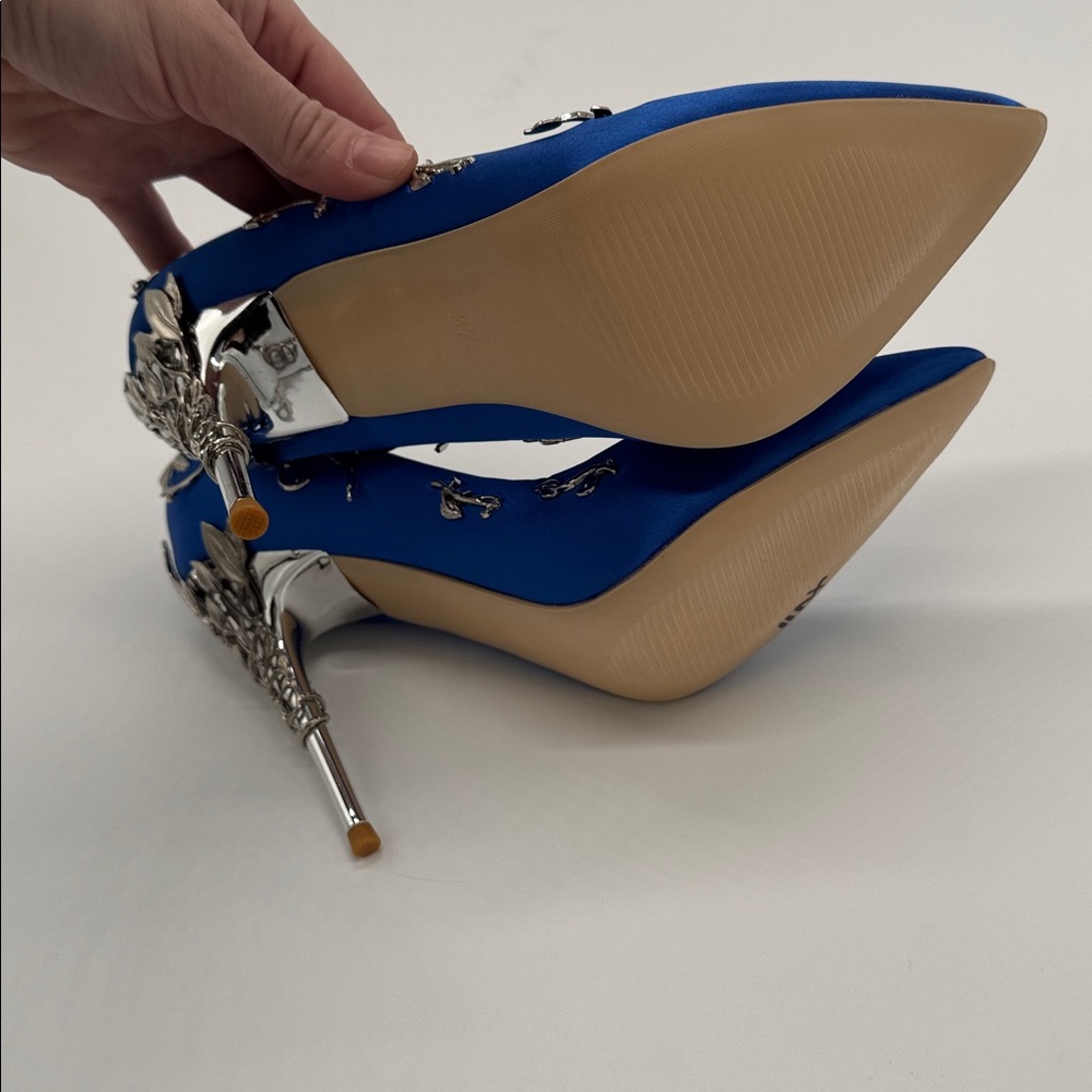 “Something Blue” Bridal Stiletto - Picture 10 of 12